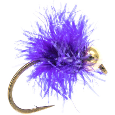 Bead Head Estaz Egg Fly - 2 Pack Purple