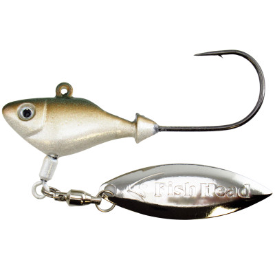 OROOTL Fishing Jig Heads with Spinner Underspin Swimbait Jig Head