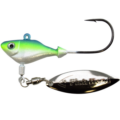 Fish Head Spin Underspin Jig Head Sexy Shad