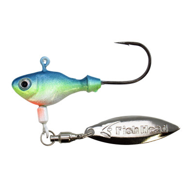 Fish Head Finesse Spin Underspin Jig Head Sexy Shad