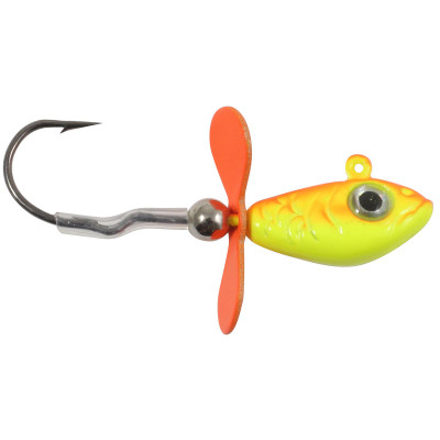 Northland Whistler Jig UV Pink Tiger; 1/4 oz.