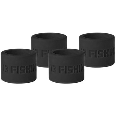 13 Fishing Ice Reel Anchor Wrap Bands Black