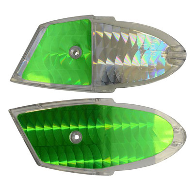 Bay Rat Lures Pack Rat Meat Heads Green Snakeskin