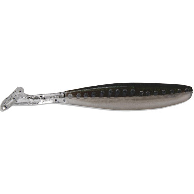 Kalin's Triple Tickle Tail Swim Bait Black Silver