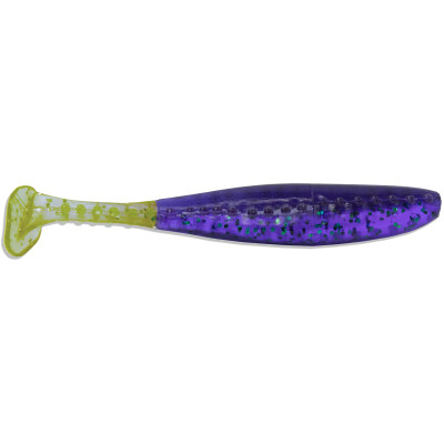 Kalin's Triple Tickle Tail Swim Bait Junebug Chartreuse