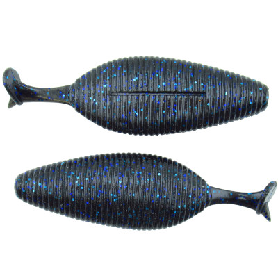 Geecrack Spiron Soft Bait Black and Blue Flake