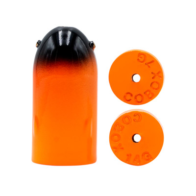 Livingston Lures In-Line Sound Bullet Hot Orange Black