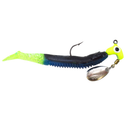 Team Crappie Slab Dragger Jig Hook, Chartreuse Black, 1/16, 42% OFF