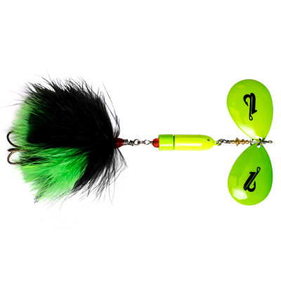Livingston Lures EBS Spinner 158 Chartreuse Black