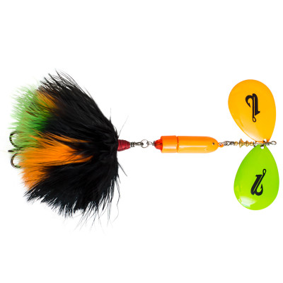 Livingston Lures EBS Spinner 158 Hot Orange Chartreuse