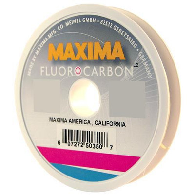 Maxima Fluorocarbon Leader Coil 27 Yards 260 Pound