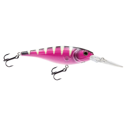 Pearson Plugs Boomerang 6 Crank Bait with Live Tail Hatchet: Color, Pink  Belly ShinerThis bait will get 2'-5' on the retrieve, and can be Trolled up  to 10' 180 Degree Side to