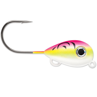 VMC Hover Jigs Pink Fire UV