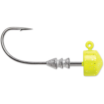 VMC Ned Rig Jig Heads Chartreuse