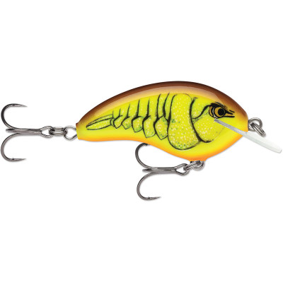 Rapala Ott's Garage OG Rocco 5 Crankbait - Chartreuse Rootbeer Crawdad