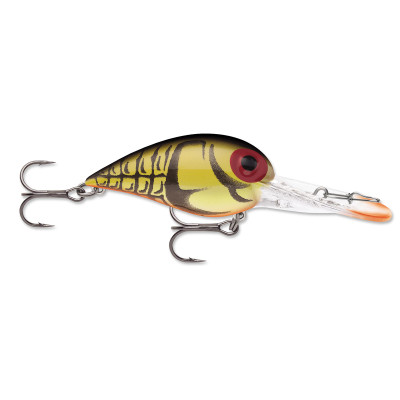 Storm Original Deep Wiggle Wart Crankbait Naturistic Green Crayfish