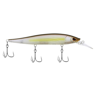 berkley stunna slow sinking jerkbait 4 3/8 1/2oz stealth shad