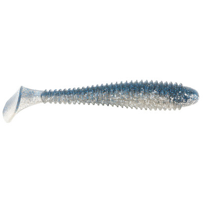 Strike King Rage Swimmer Soft Swimbait Silver Shiner