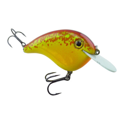 Strike King The Chick Magnet Flatsided Crankbait Chartreuse Copper