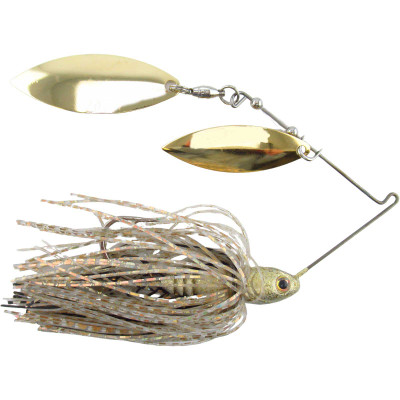 Strike King Tour Grade Compact Double Willow Spinnerbait Gold Shiner