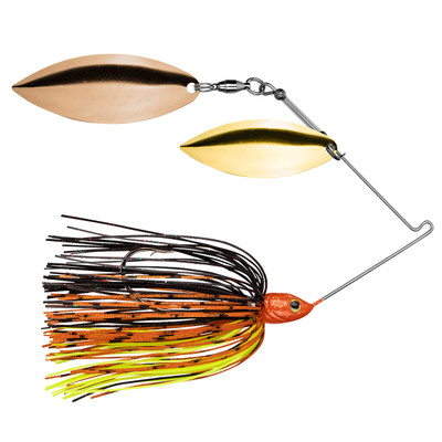 Strike King Tour Grade Compact Double Willow Spinnerbait Green Tomato