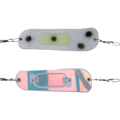 Moonshine Lures Flasher White Pearl