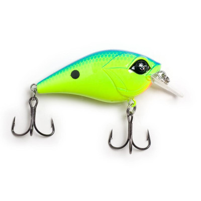 Googan Squad Banger Crankbait Chartreuse Blue Back