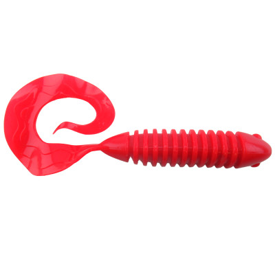 SPRO Wave Tail Grubs Natural Red