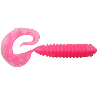 SPRO Wave Tail Grubs Pearl Pink