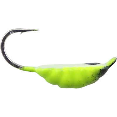 Widow Maker Lures Scud Missile Series Tungsten Jigs Glow Chartreuse Black