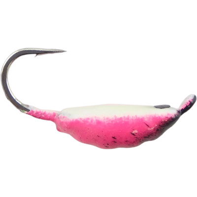 Widow Maker Lures Tungsten Shrimp - Size 12 - Glow Orange/Chartreuse Crackerized