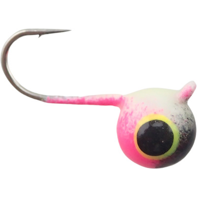 Widow Maker Lures Cannon Ball Series Tungsten Jigs Glow Pink Black