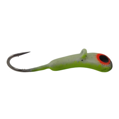 Widow Maker Lures Dragon Fly Series Tungsten Jig | Glow Chartreuse Black; 10 | FishUSA