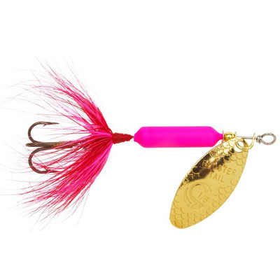 Worden's ROOSTER TAIL 206-FRED Fishing Lure, Bass, Crappie, Perch, Trout,  Flash Red Lure D&B Supply