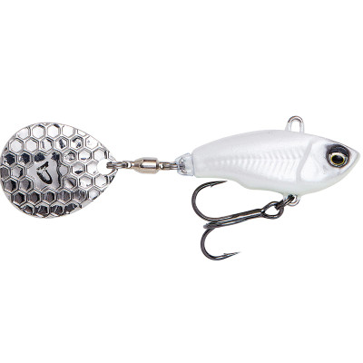 Savage Gear Fat Tail Spin Crankbait White Glow