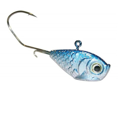 Walleye Nation Creations Marble Eye Jig Heads Blue Shiner