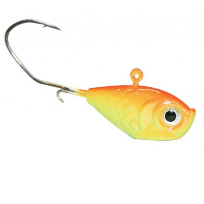 Walleye Nation Marble Eye Jig 1/4 oz - Citrus Perch (3 Pack