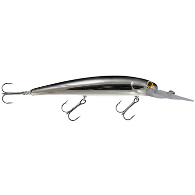 Bandit Suspending Minnow Crankbait Chrome Black Back