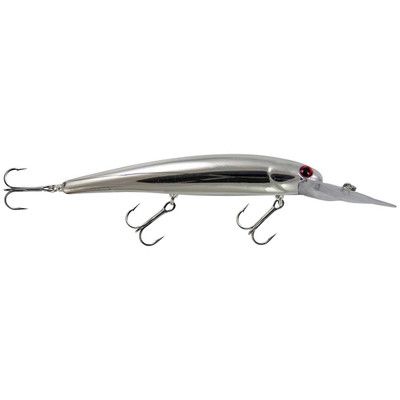 Bandit Suspending Minnow Crankbait Chrome Red Eye