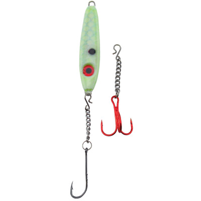 1 oz White/Yellow Glow Many Shad – Bink's Pro Series Spoons