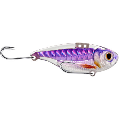 LiveTarget SNS55SK240 Sonic Shad Blade Bait,Violet/Black,2 1/4,1/2