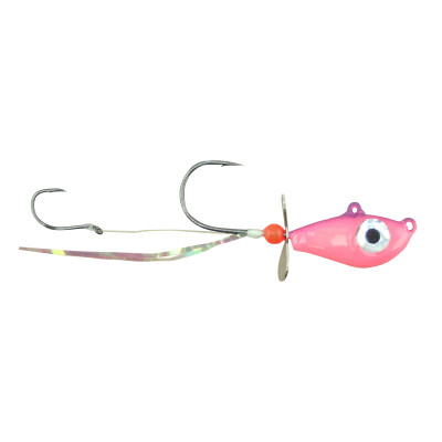 Mustad Addicted Walleye Death Spinner Jig Pink-Purple