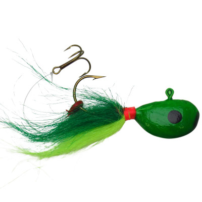 Apex Chartreuse/Green Floating Jig Head 5 Pack Size 4 - Razor Sharp/Strong  Hooks