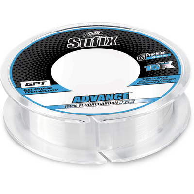 Sufix 4 lb Clear Advance Ice Fluorocarbon Line