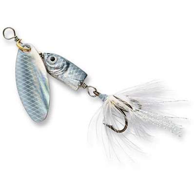 Blue Fox Vibrax Flash Spinner, Black Chartreuse