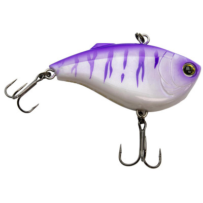 Yo-Zuri 3DR-X Vibe Lipless Crankbait UV Purple Tiger