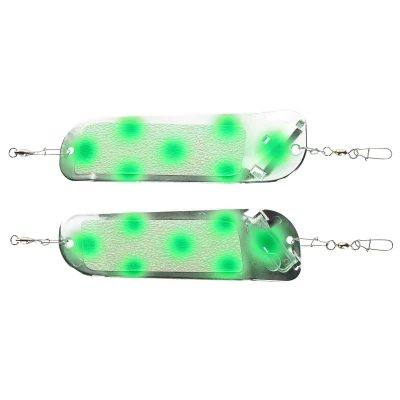 Dreamweaver Flip Fin Paddles - Chrome Green Dot