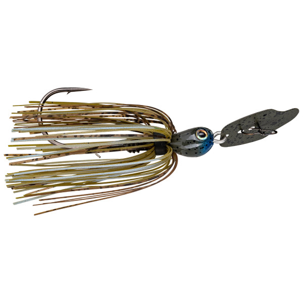 Strike King Thunder Cricket Vibrating Swim Jig color Black-Blue
