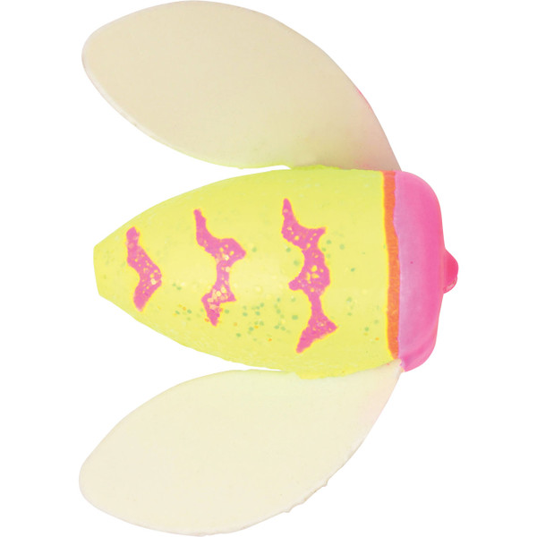 Worden's Spin-N-Glo Chartreuse Wings Red Chartreuse Tiger color