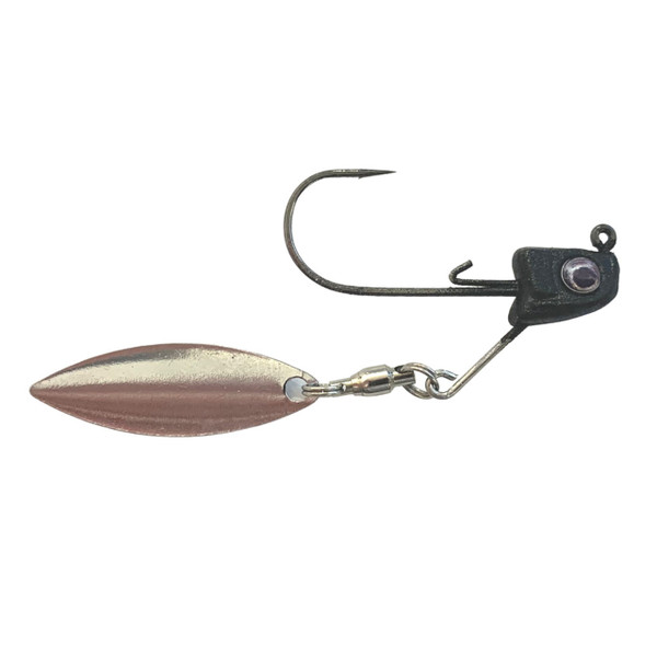 Great Lakes Finesse Sneaky Underspin color Matte Black Gold Blade